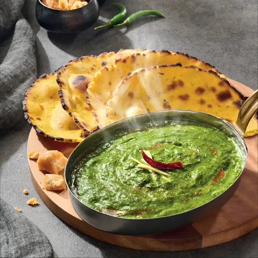 Makki Ki Roti (2pcs) With Sarso Ka Saag