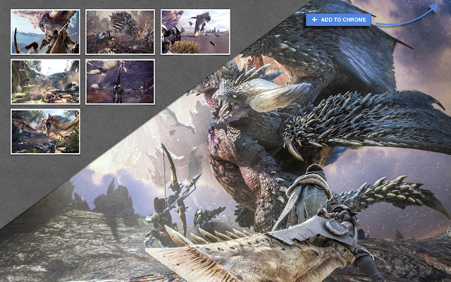 Monster Hunter: World New Tab Theme