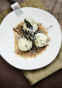 Spinach and ricotta malfatti with brown butter and sage.