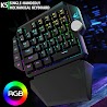 Bàn Phím Cơ 1 Tay Ziyoulang K5 39 Phím Hỗ Trợ Macro Blue Switch Rgb Chơi Game Pubg Mobile, Rules, Free Fire - Dc4691