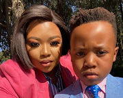 Anele Mdoda's son has been rubbing shoulders with some of the biggest celebs.