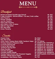 Haseeb's Darbar menu 1