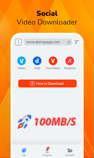 Screenshot Video Downloader App