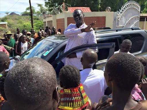 Turkana governor Josephat Nanok in Lodwar/NICHOLAS WAMALWA