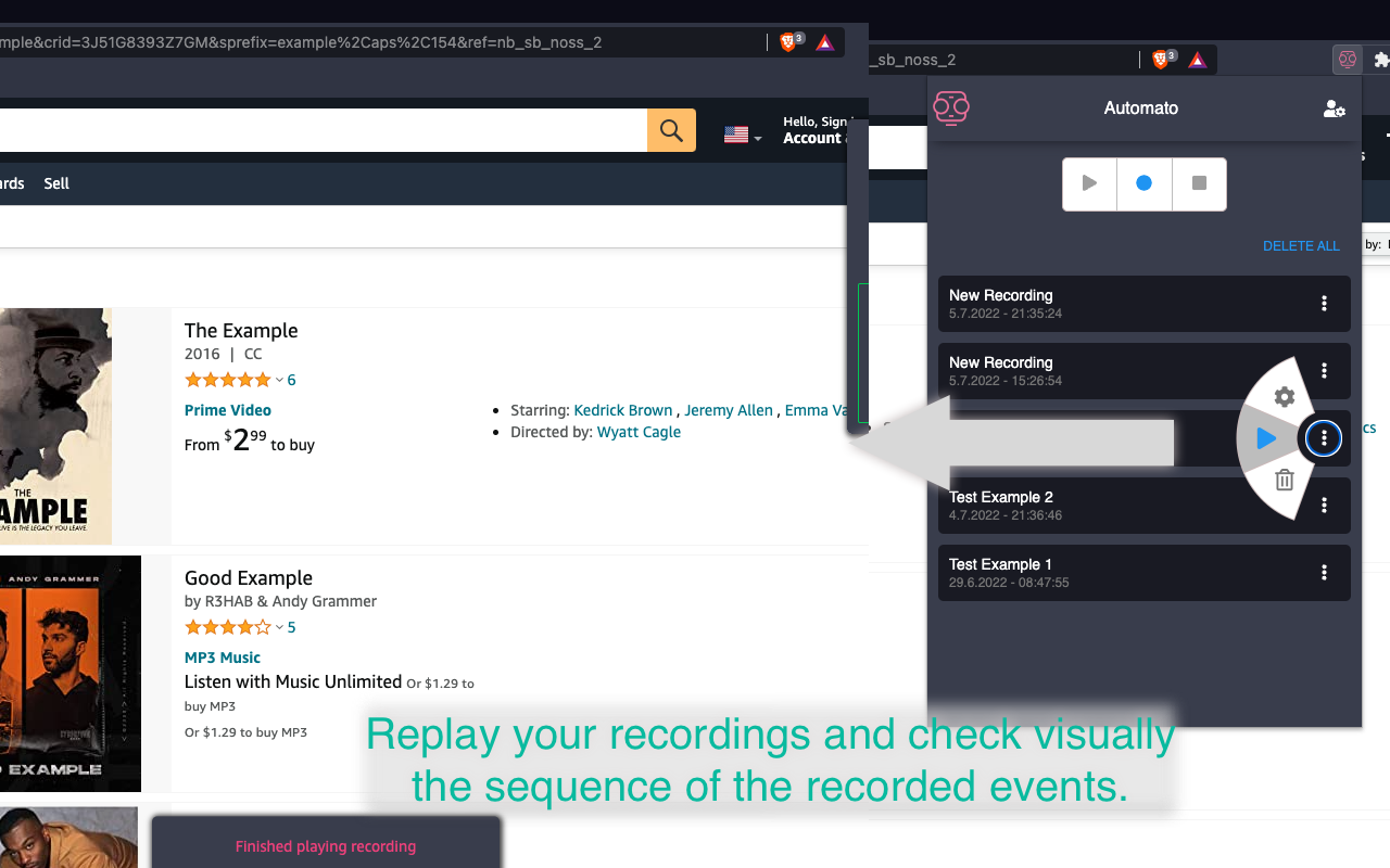 AuTomato - Easy E2E tests and web automation Preview image 5