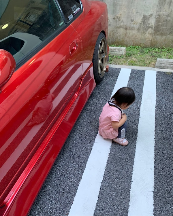 シルビアの1歳6ヶ月のキャンギャル！・娘は車好きです！に関するカスタム事例の投稿画像2枚目