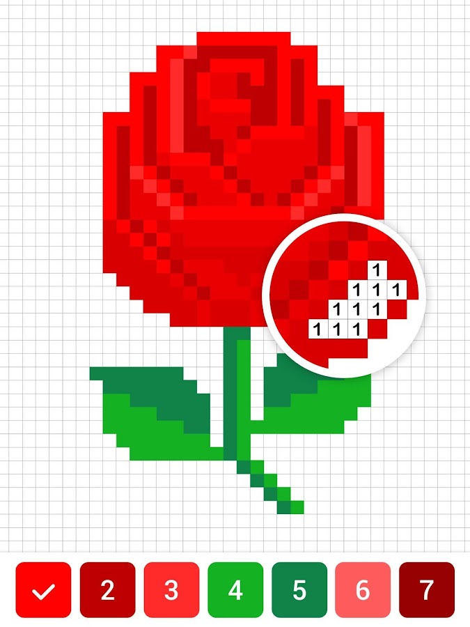 Drawly Color by Number Pixel Art Coloring Android