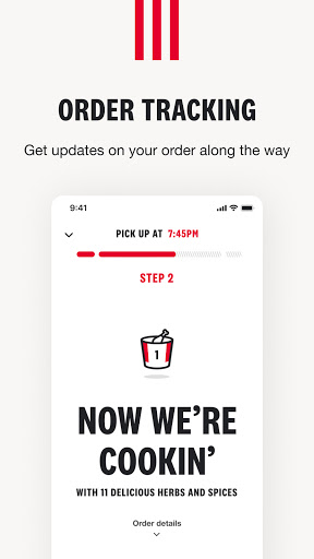 Screenshot KFC US - Ordering App