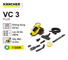 Máy hút bụi 1100W Karcher VC 3 Plus (không dùng túi lọc)