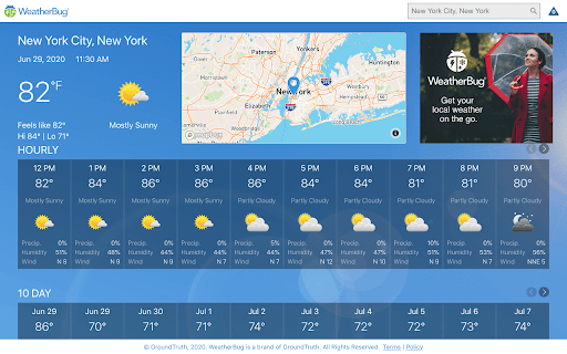 Weather by WeatherBug