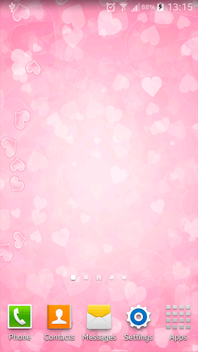 Pink Hearts Live Wallpaper