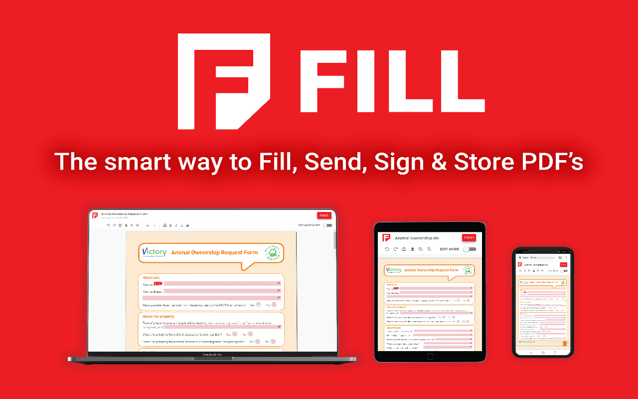 Fill: Edit, Sign, Send, Store and Print PDF's Preview image 3