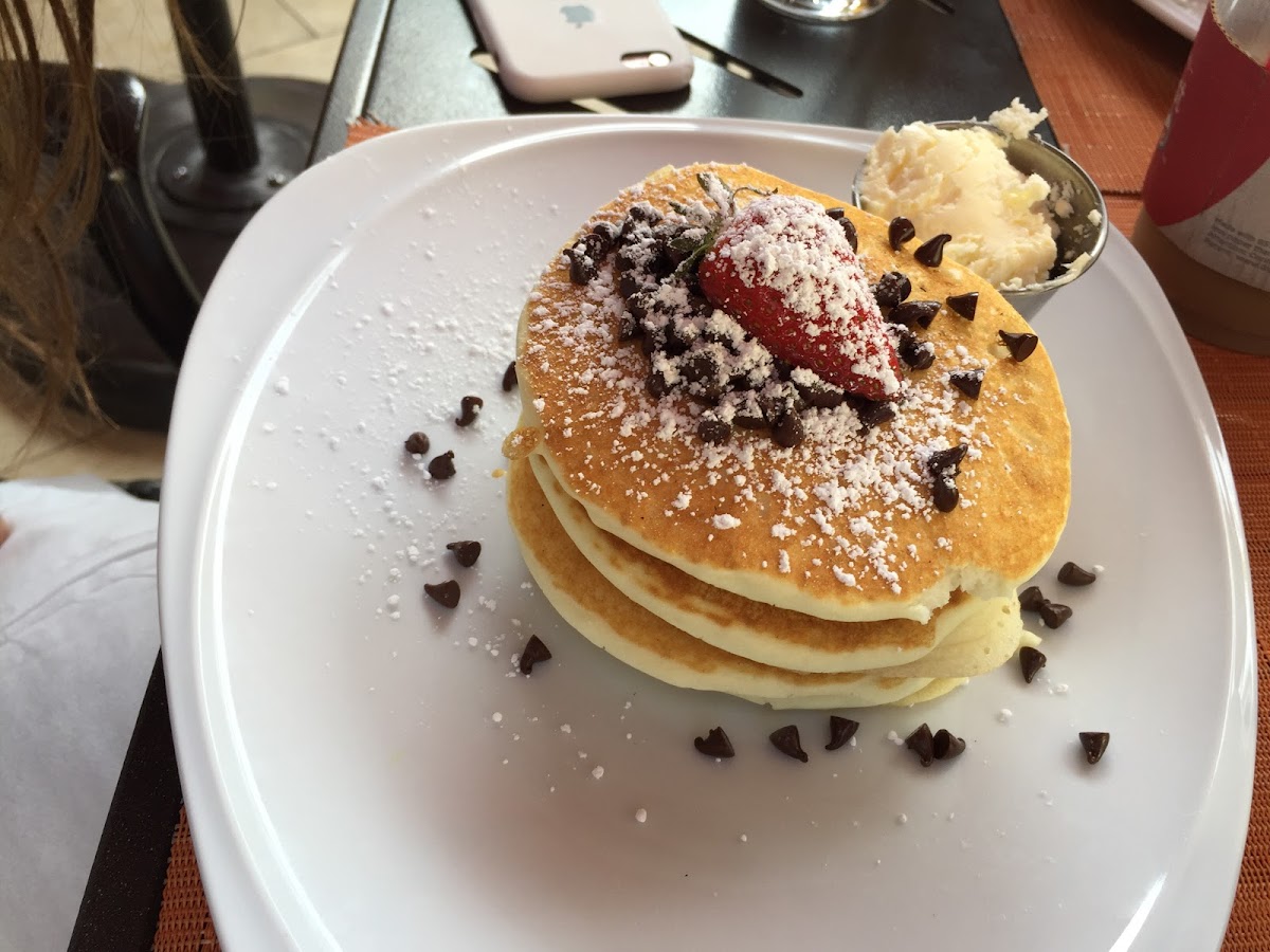 Gluten-Free Pancakes at Tropics Bar & Grill