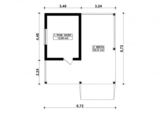 G125 - Rzut parteru