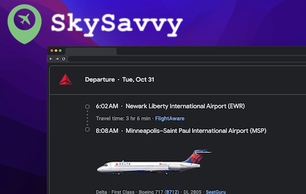 SkySavvy - Enhance Google Flights small promo image