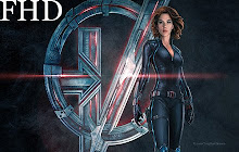 Black Widow Movie HD Wallpapers New Tab small promo image