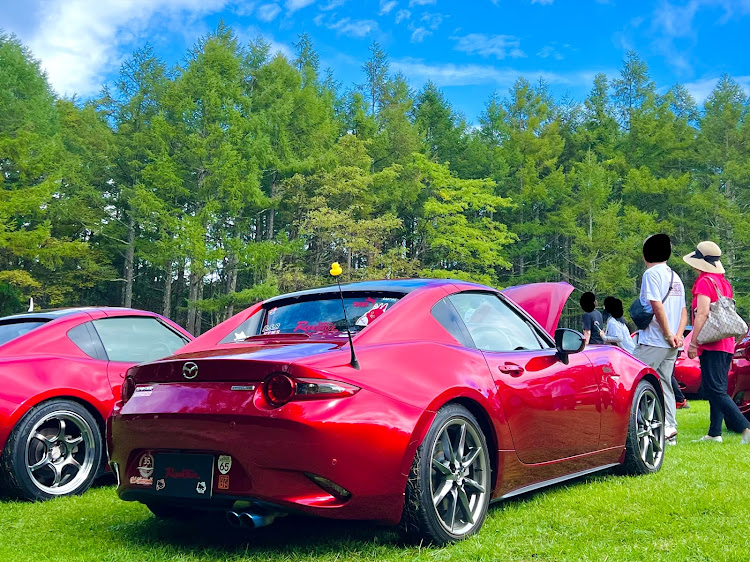 ロードスターRFのいつもいいね＆コメントありがとうございます🥰・Color of Life Meeting 女神湖 2024・ソウルレッドラバーズ・仲間に感謝☺💕・ロードスター　いいぞ〜🙋🏻‍♀️に関するカスタム事例の投稿画像29枚目