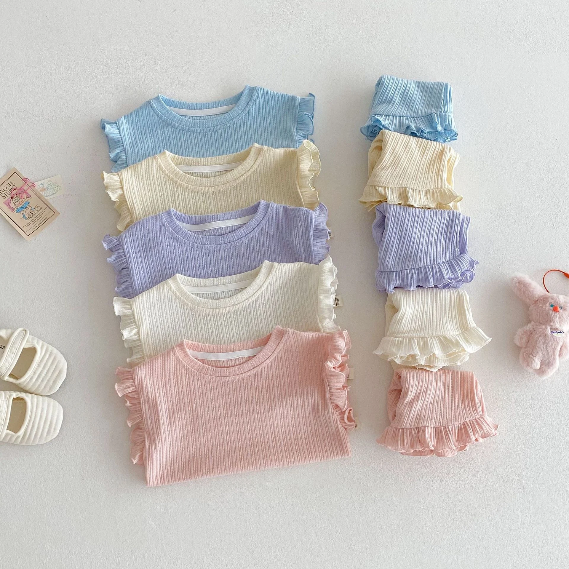 Title 8, Wooden Ear Vest Baby Fashionable Korean Style S...