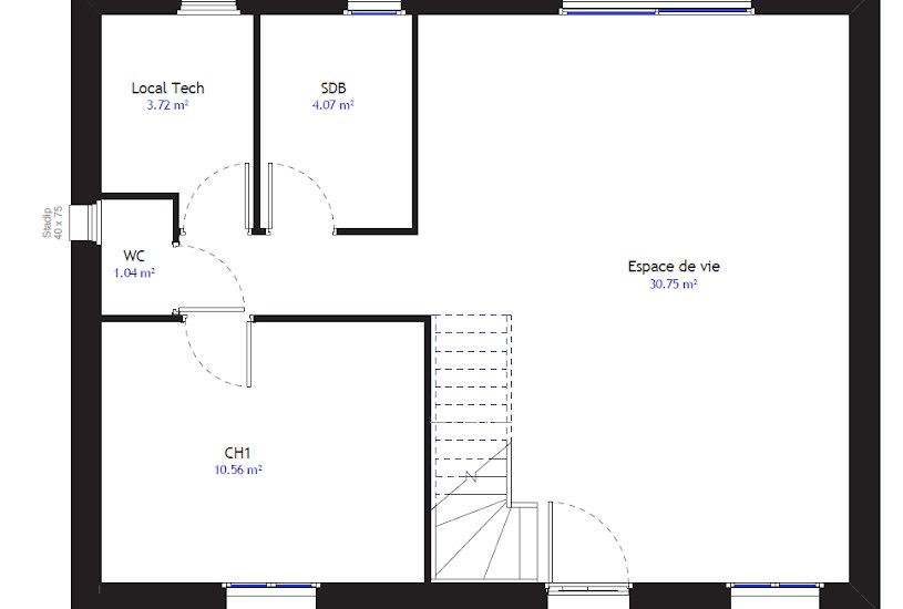  Vente Terrain + Maison - Terrain : 367m² - Maison : 69m² à Amiens (80090) 