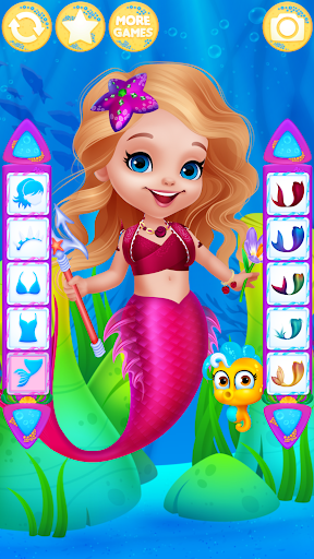 Screenshot Cute Mermaid Dress Up Games