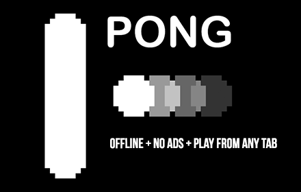 Classic Pong Offline Game for Google Chrome small promo image