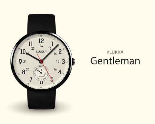 Gentleman watchface by Klukka