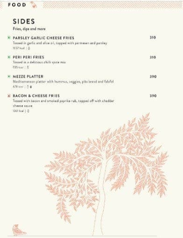 Blue Tokai Coffee Roasters menu 