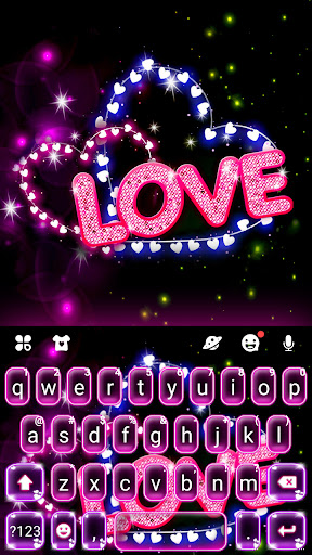 Screenshot Neon Love Theme