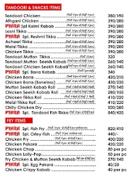 Pyara Chicken Corner menu 4