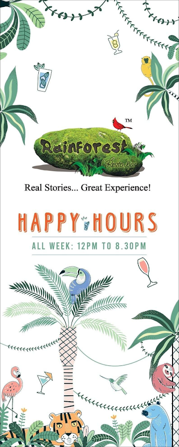 Rain Forest Resto - Bar menu 