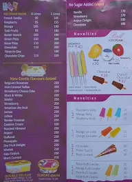 Cream Chills menu 1