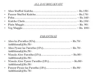 My Kitchen House menu 1