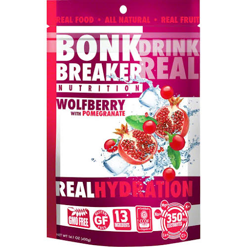 Bonk Breaker Hydration Drink Mix: Wolfberry with Pomegranate, 40 Serving Bag