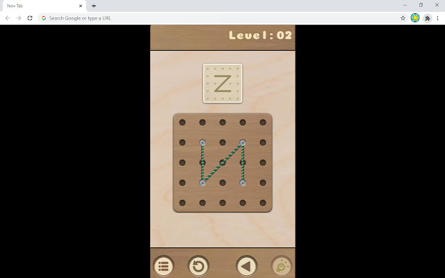 Rope Star Puzzles Game chrome extension