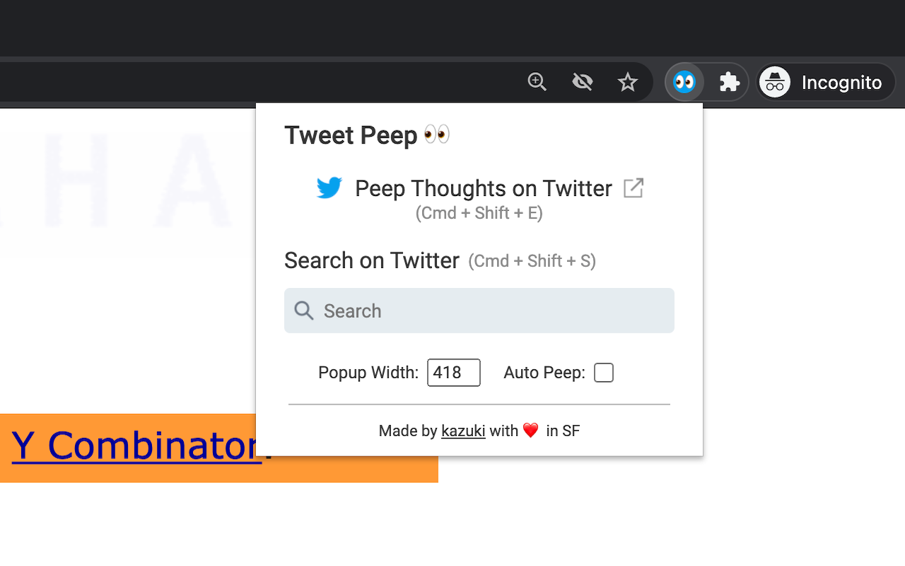 Tweet Peep ? Preview image 0