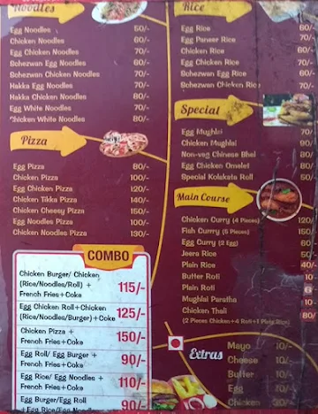 Surjeet Kolkata Roll Center menu 