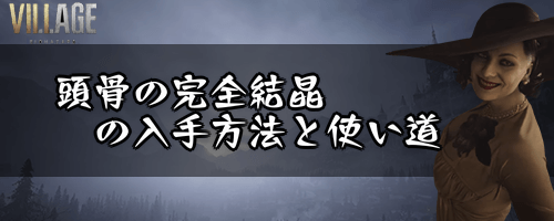 頭骨の完全結晶