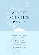 Winter Solstice Party - Party Invitation item