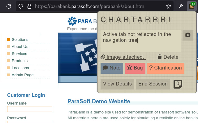 Chartarrr! chrome extension