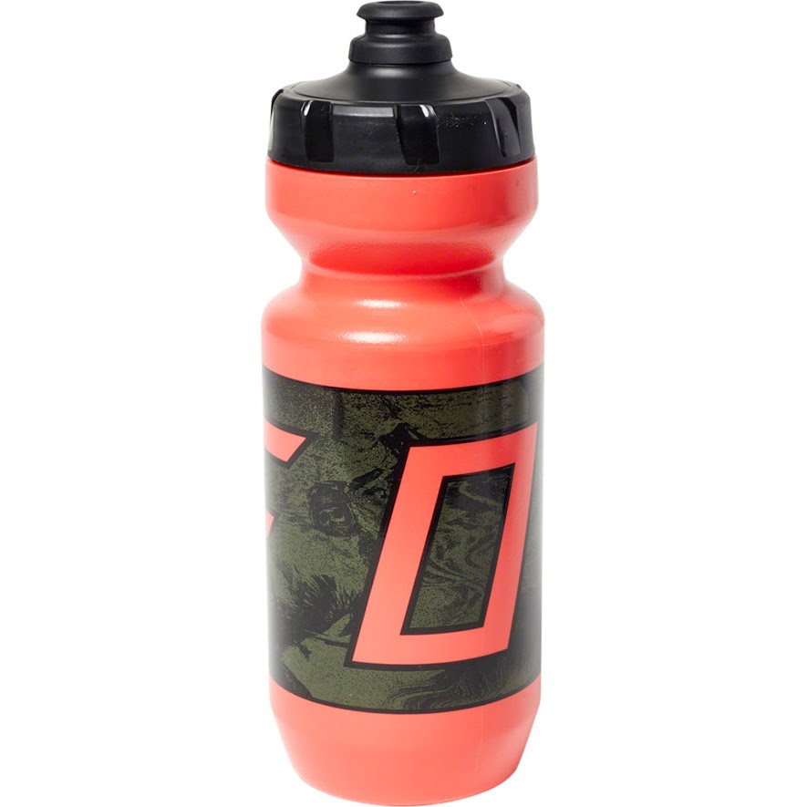 Fox Racing Logo Purist Water Bottle - Olive Green/Orange, 22 oz | Tree ...