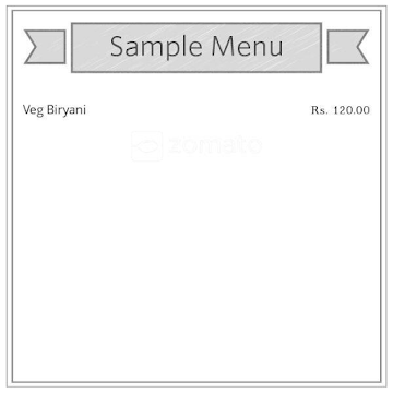 Kohli Veg Biryani menu 