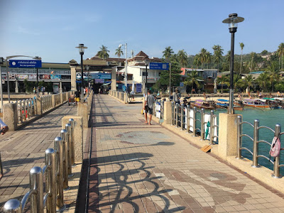 Arrival at Ton Sai Pier on Koh Phi Phi Don