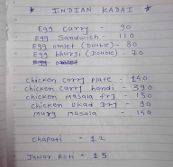 Indian Kadai menu 1