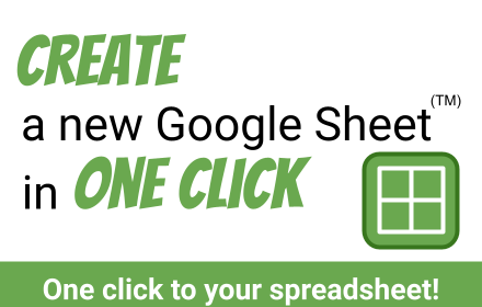 Create a Google Sheet™ Preview image 0