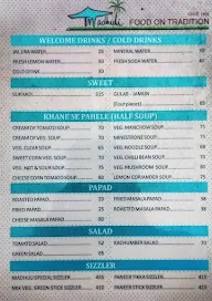 Hotel Madhuli menu 3