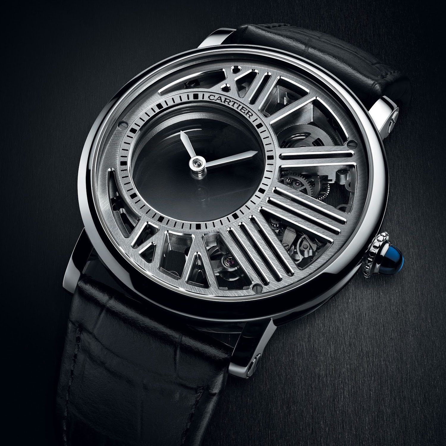 Cartier Rotonde De Cartier Minute Repeater Mysterious Double Tourbillon  Watch