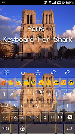 Paris Sun-Emoji Keyboard