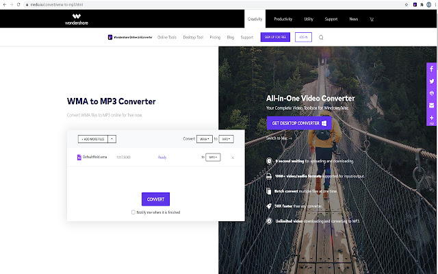 WMA to MP3 Converter