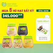 Đậu Hạt Hữu Cơ Cho Bé Ăn Dặm Mămmy: Đậu Lăng Đỏ, Đậu Gà, Quinoa, Yến Mạch Sữa, Hạt Chia...mămmy