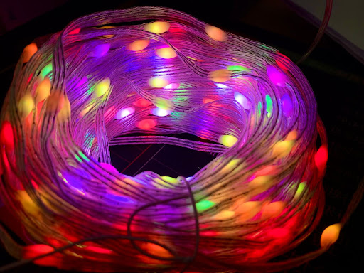 Title 2, Magic RGB Christmas Tree Lights String Illumina...